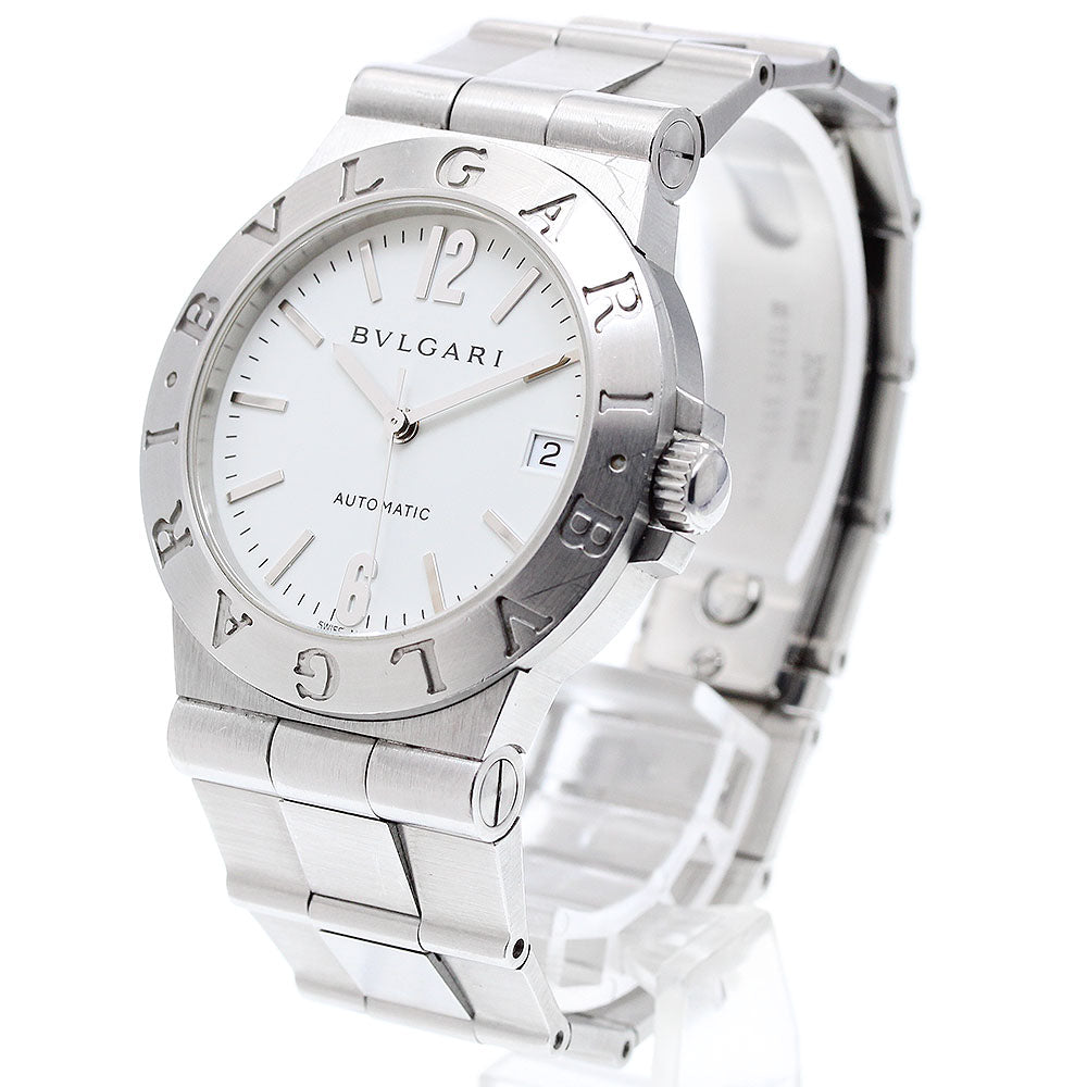 BVLGARI Diagono Sports LCV35S Date White Dial Automatic Men's Watch_906347