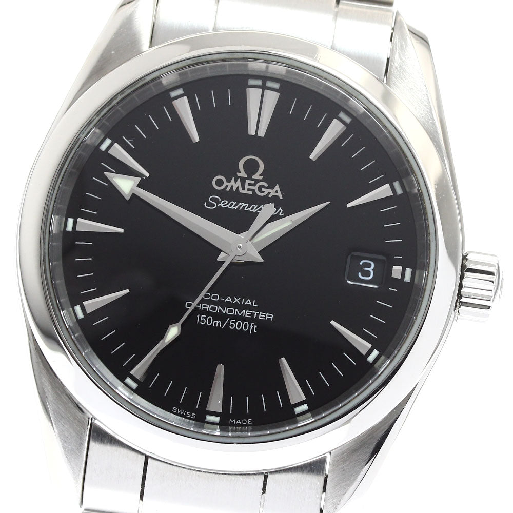 OMEGA Seamaster Aqua Terra 2504.50 Date Black Dial Automatic Boy's Watch_906359
