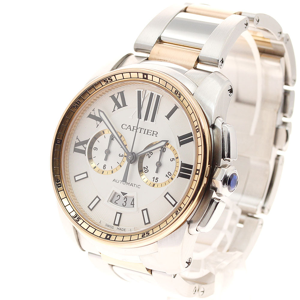 CARTIER Calibre de Cartier W7100042 Date Chronograph Automatic Mens Watch_906372