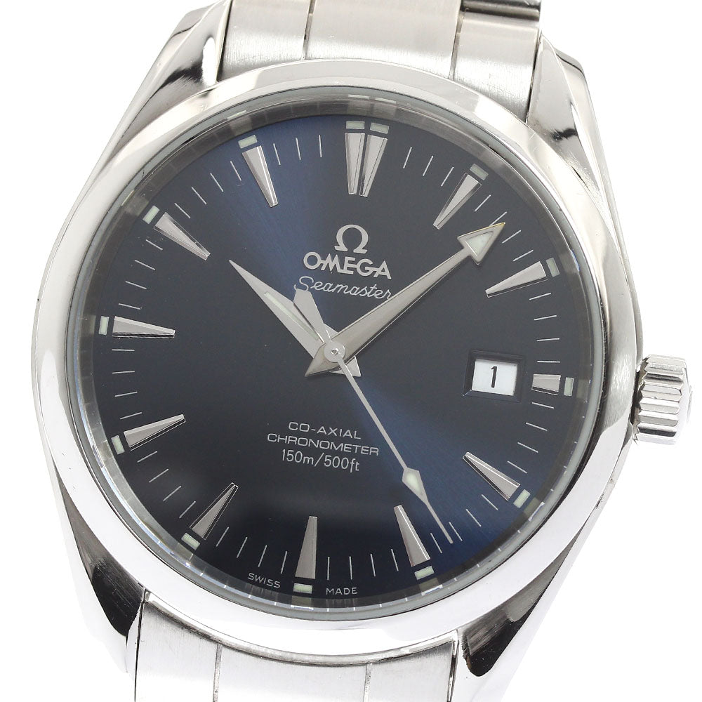 OMEGA Seamaster Aqua Terra 2503.80 Date Navy Dial Automatic Men's Watch_906379