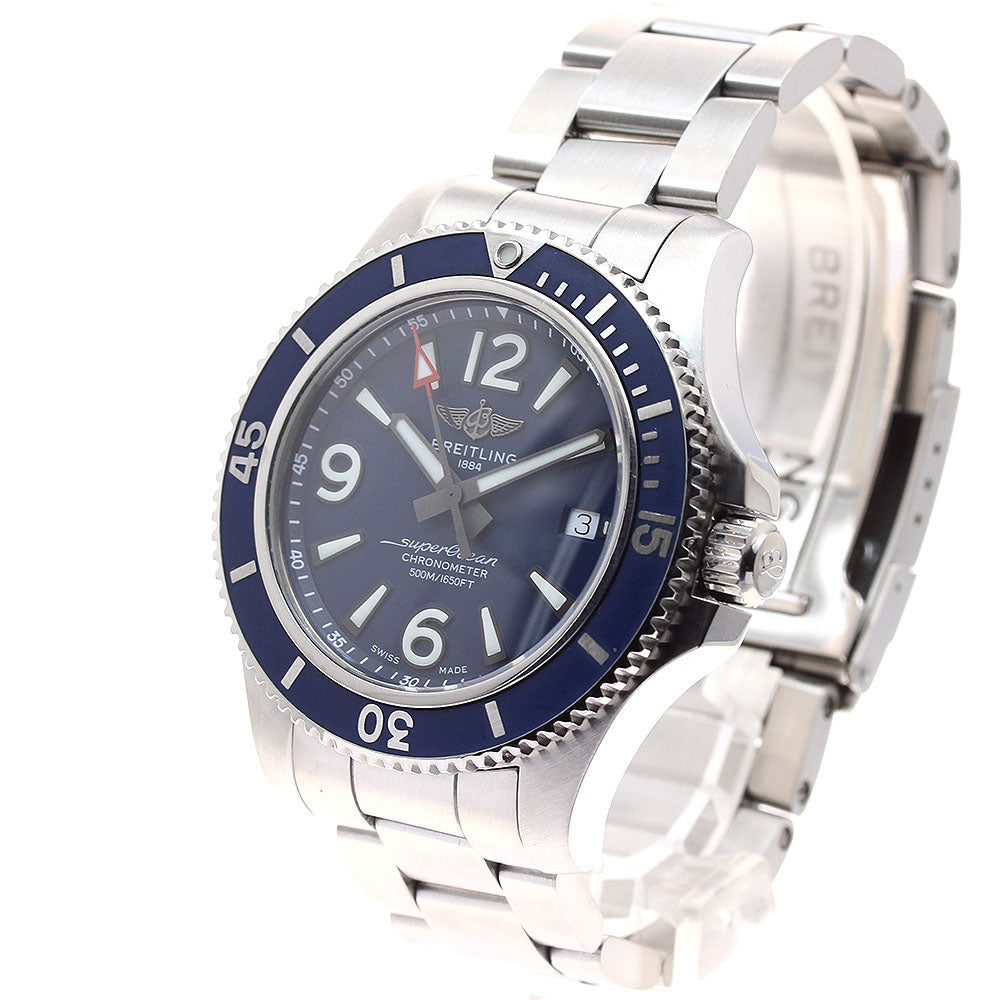 BREITLING Super Ocean 42 A17366 Date Navy Dial Automatic Men's Watch_906403