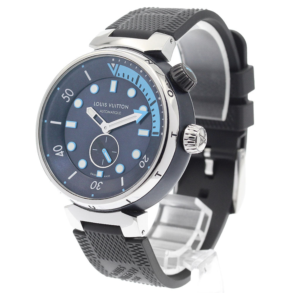 LOUIS VUITTON Tambour Street Diver QA121 Navy Dial Automatic Men's Watch_906424