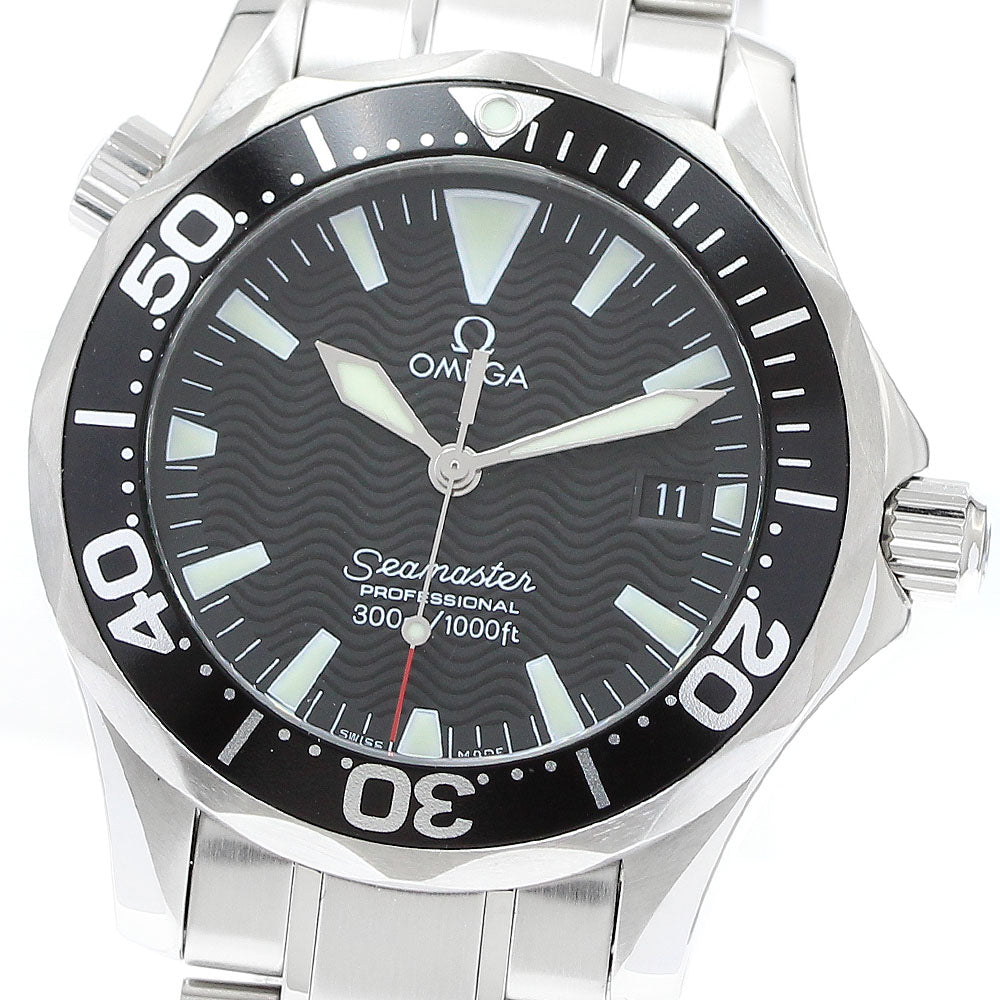 OMEGA Seamaster300 2262.50 Date black Dial Quartz Boy's Watch_906428