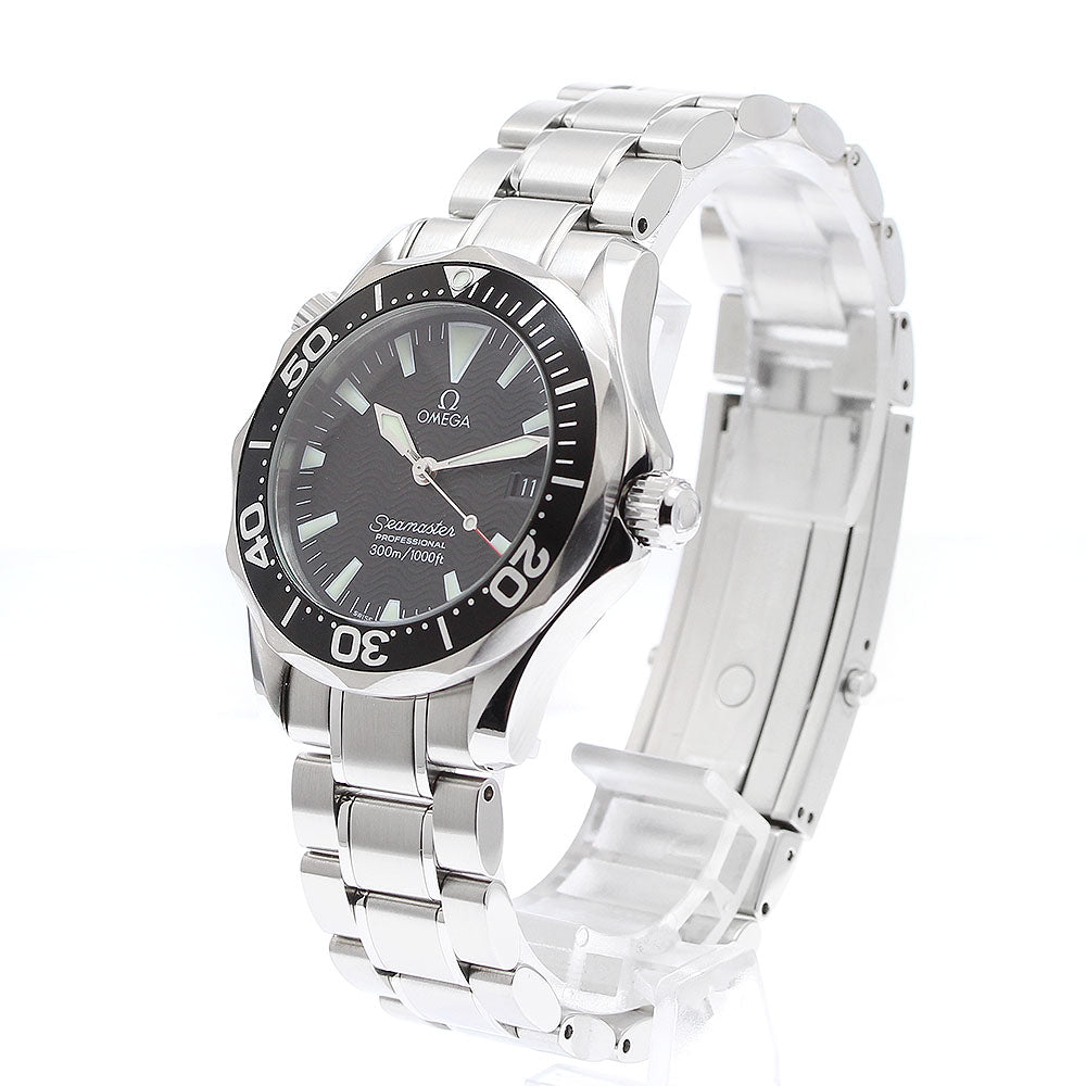 OMEGA Seamaster300 2262.50 Date black Dial Quartz Boy's Watch_906428