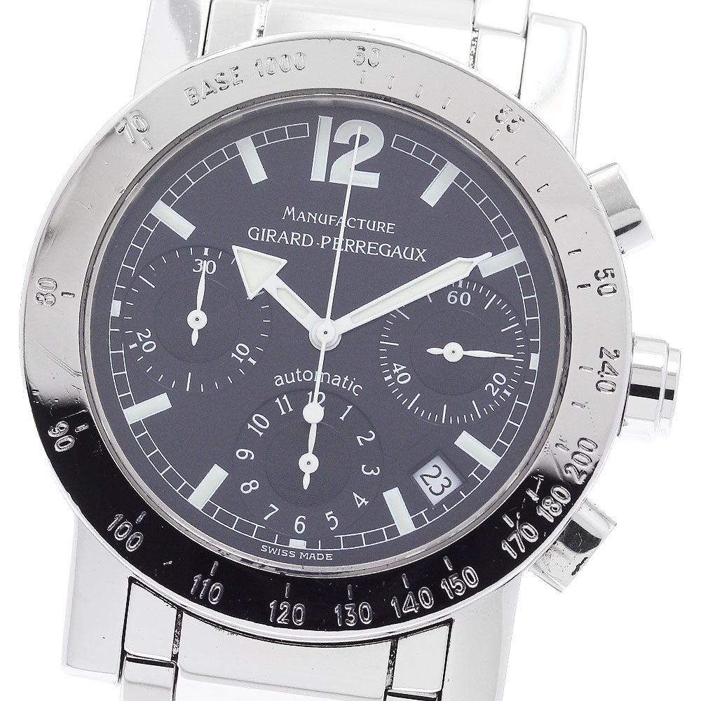 GIRARD PERREGAUX Gold Plated7000 7030 Chronograph Automatic Men's Watch_906465