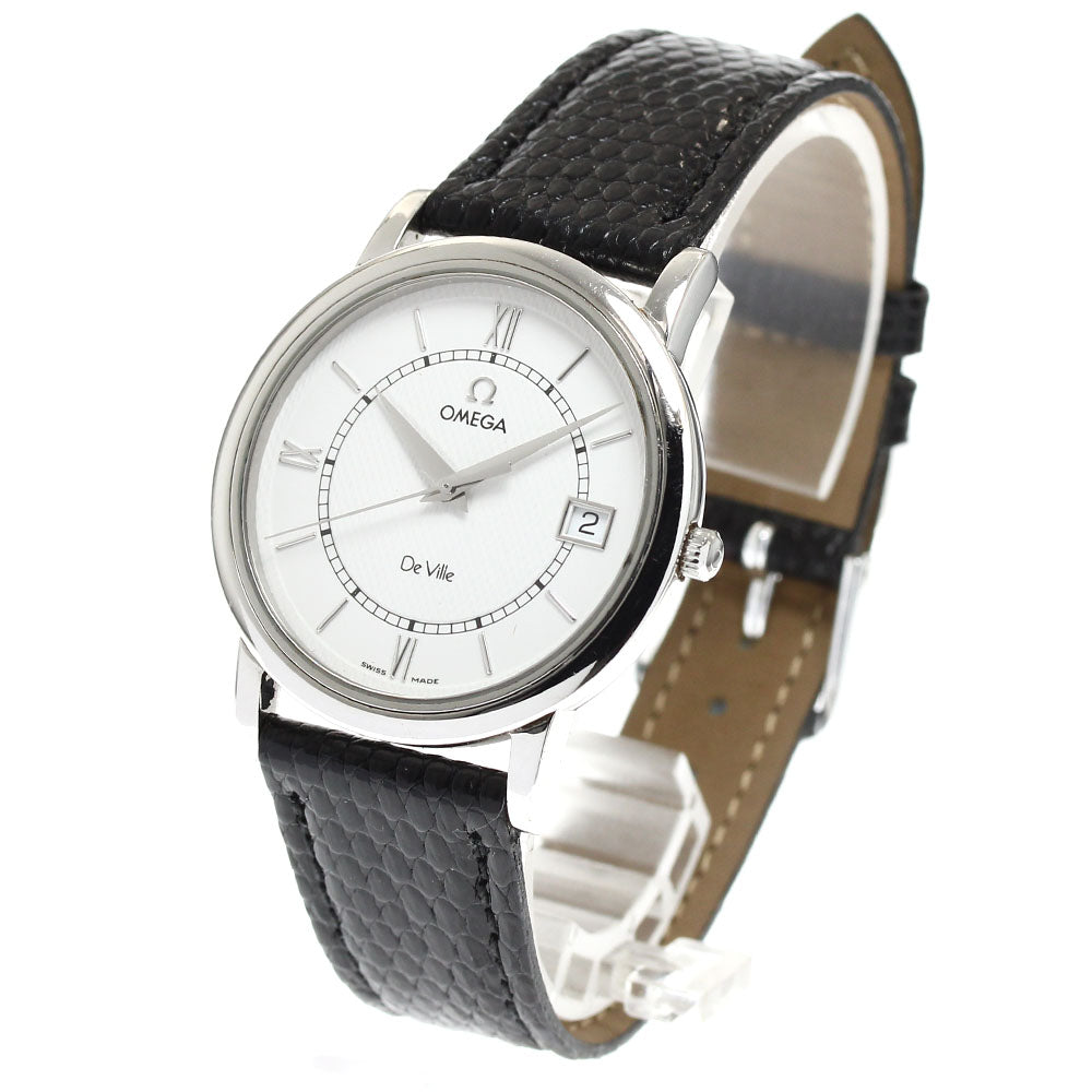 OMEGA De Ville 7824.31.01 Date white Dial Quartz Men's Watch_906477