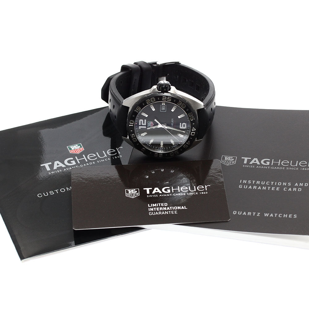 TAG HEUER Formula 1 WAZ1110 Date black Dial Quartz Men's Watch_906479