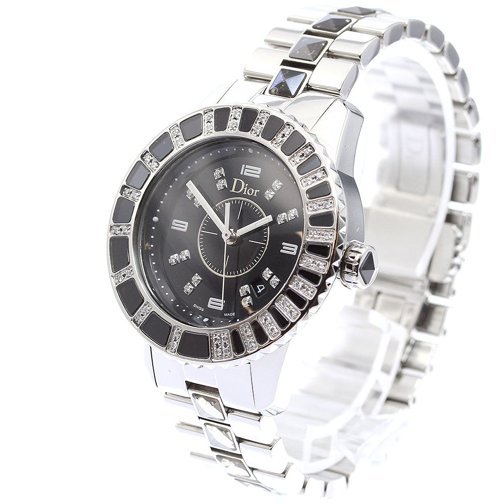 Dior crystal CD113115 Diamond bezel 16P diamond Quartz Ladies Watch_906512