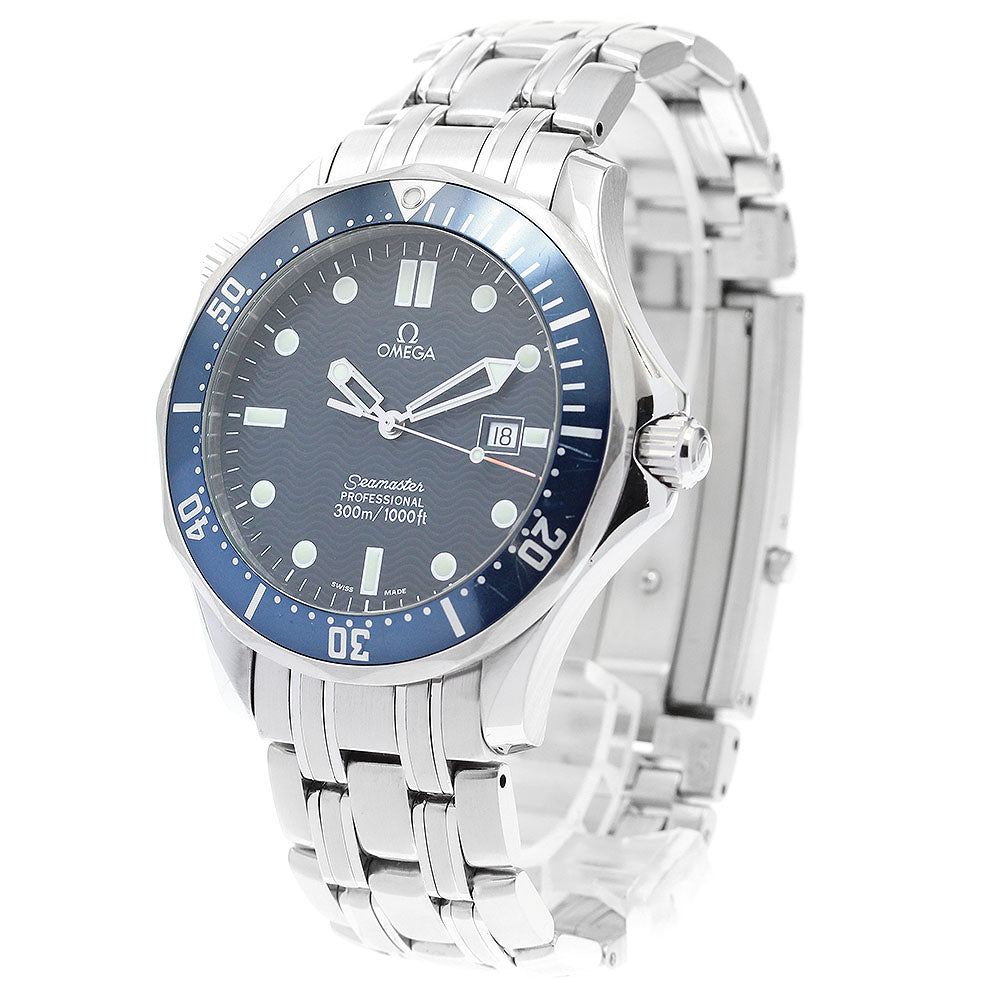 OMEGA Seamaster300 2541.80 Date Navy Dial Quartz Men's Watch_906516
