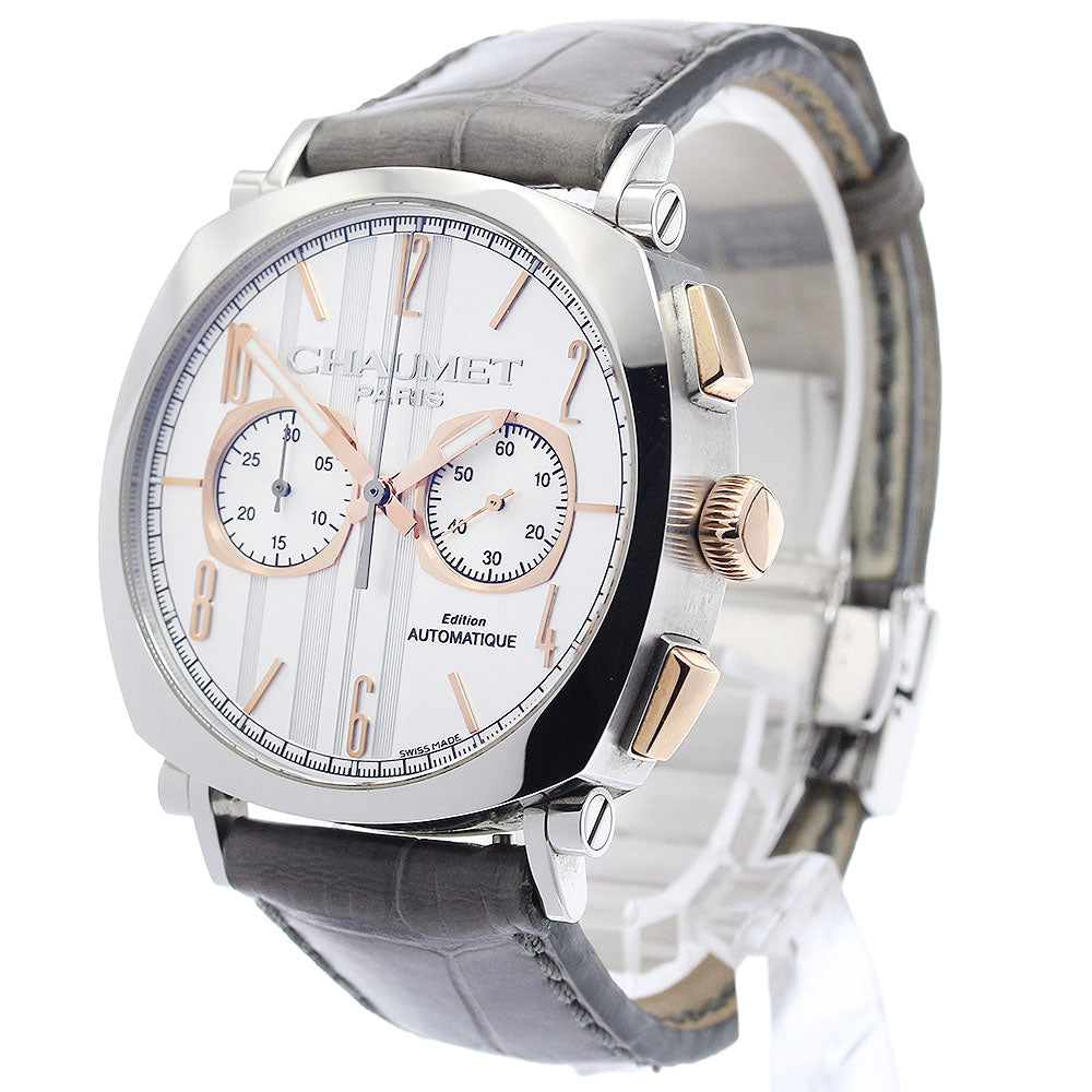 Chaumet Dandy Chronograph W11790-30V Date Silver Dial Automatic Men's Watch_906518