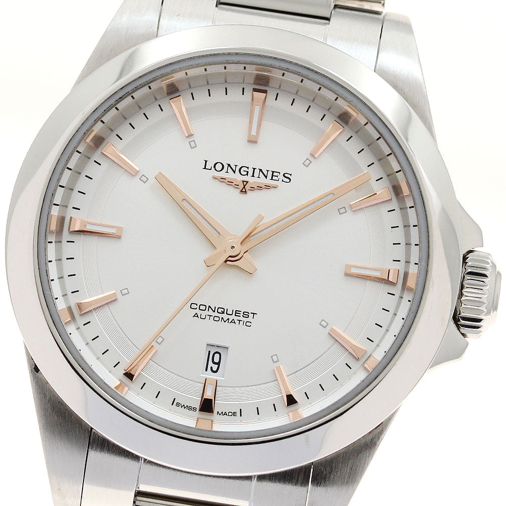 LONGINES Conquest L3.320.4 Date Silver Dial Automatic Ladies Watch_906531
