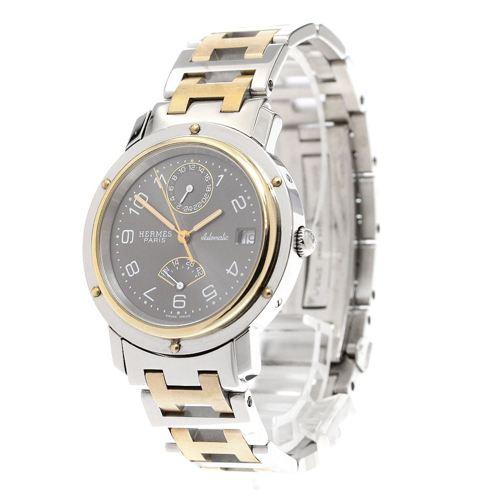 HERMES Clipper CL5.720 Power reserve gray Dial Automatic Men's Watch_906557