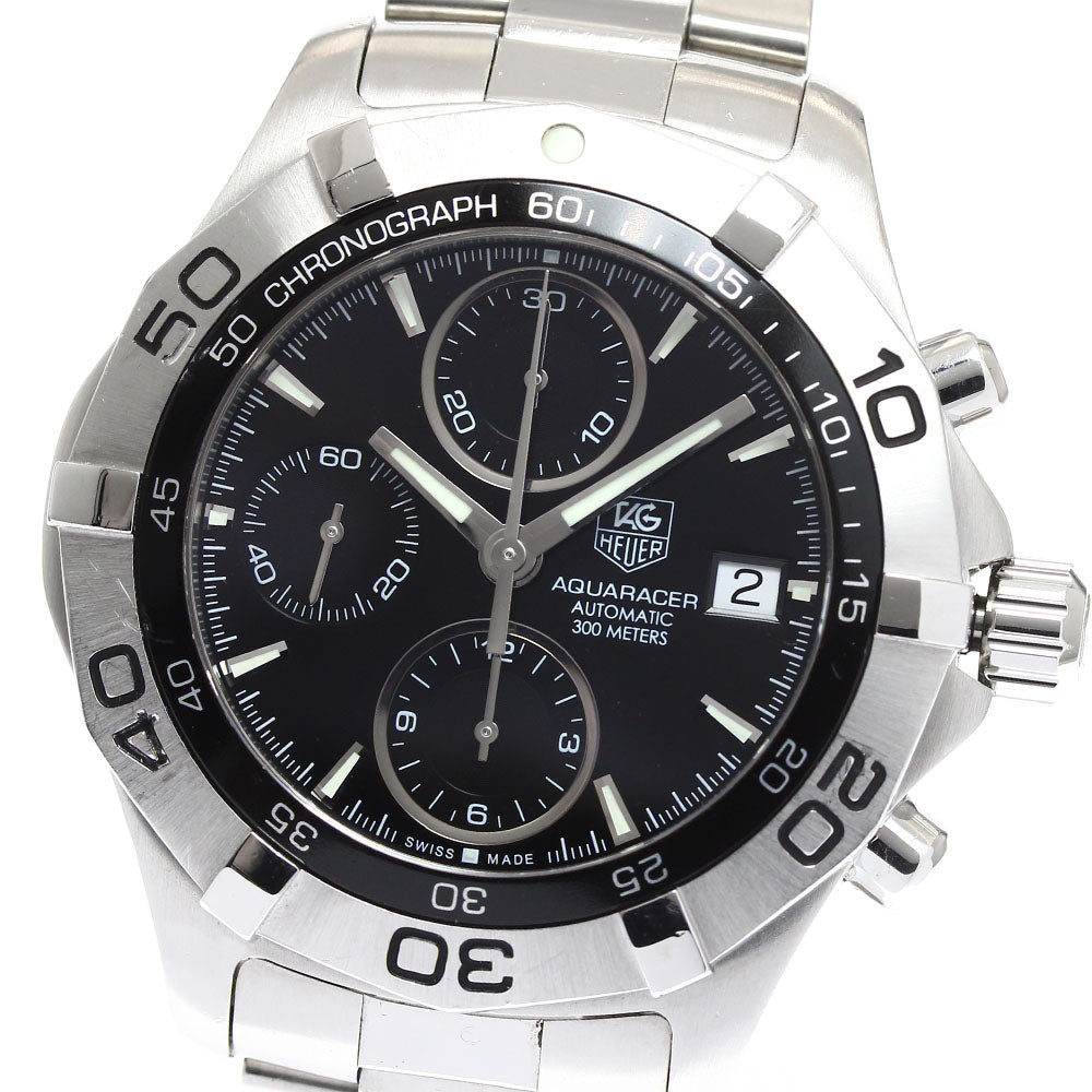 TAG HEUER Aqua racer CAF2110 Chronograph black Dial Automatic Men's Watch_906563