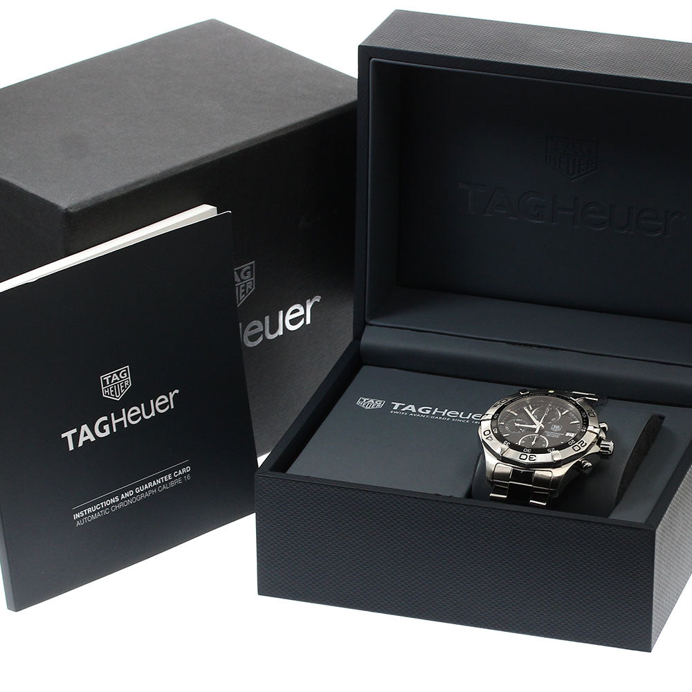 TAG HEUER Aqua racer CAF2110 Chronograph black Dial Automatic Men's Watch_906563