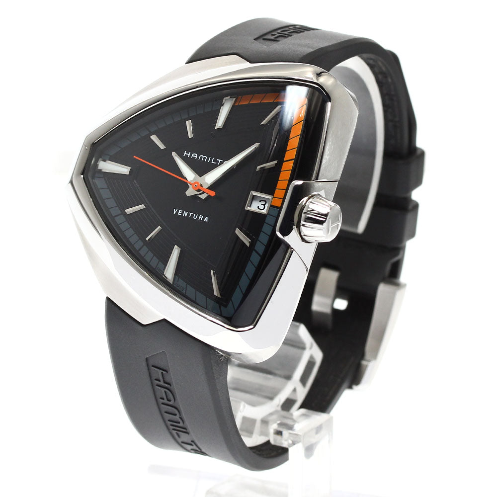 HAMILTON Ventura Elvis 80 H245510 Date black Dial Quartz Men's Watch_906571