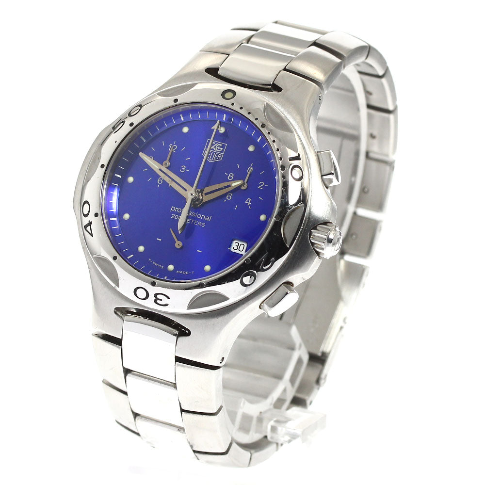 TAG HEUER Kylium CL1112 Date Chronograph blue Dial Quartz Men's Watch_906593