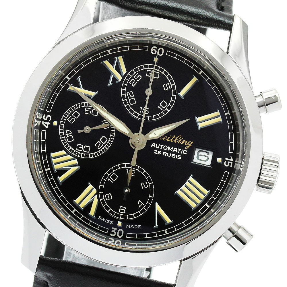 BREITLING Premier A13024.1 Chronograph black Dial Automatic Men's Watch_906605