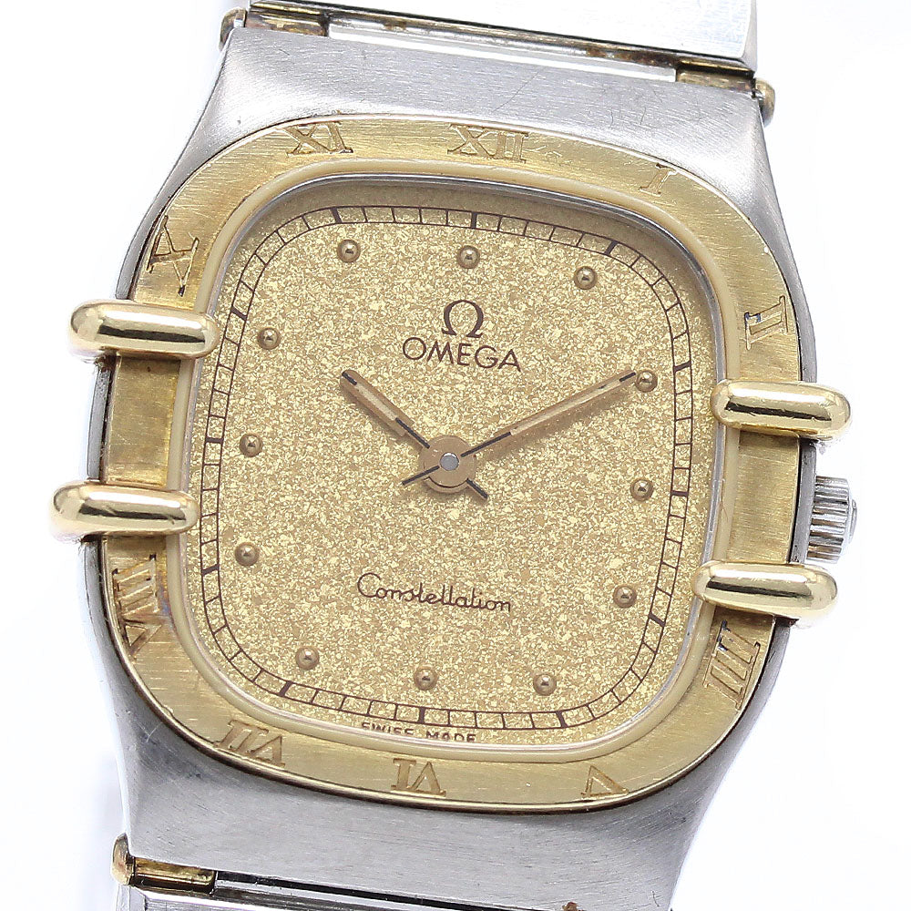 OMEGA Constellation gold Dial Quartz Ladies Watch_906621