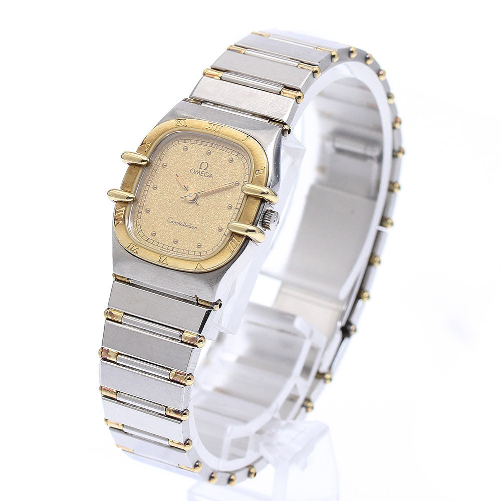 OMEGA Constellation gold Dial Quartz Ladies Watch_906621