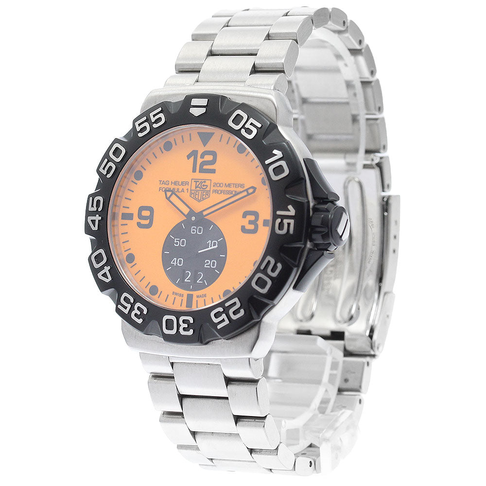 TAG HEUER Formula 1 Grand Date WAH1012 Orange Dial Quartz Men's Watch_906637