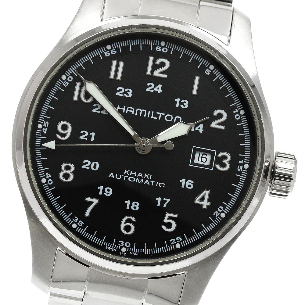 HAMILTON Khaki field H706250 See-through back black Dial Automatic Men'_906641