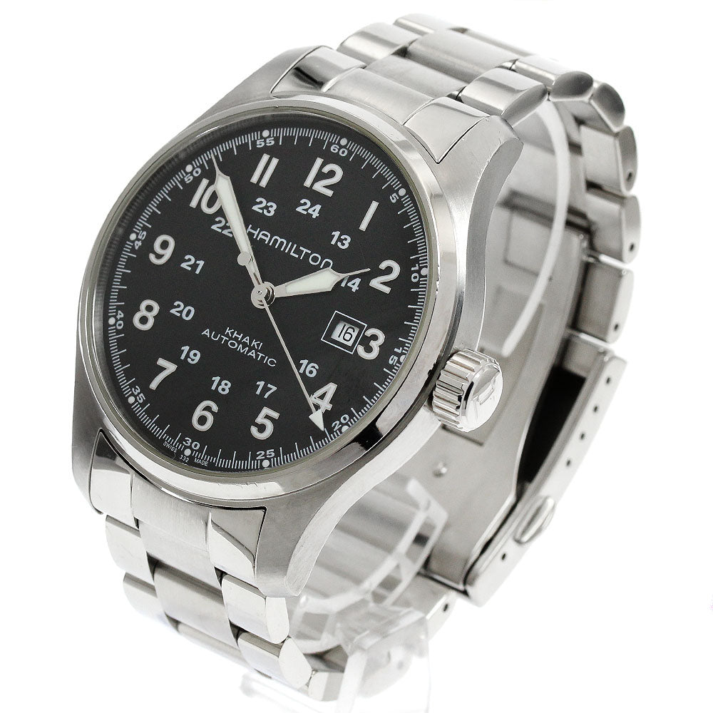 HAMILTON Khaki field H706250 See-through back black Dial Automatic Men'_906641