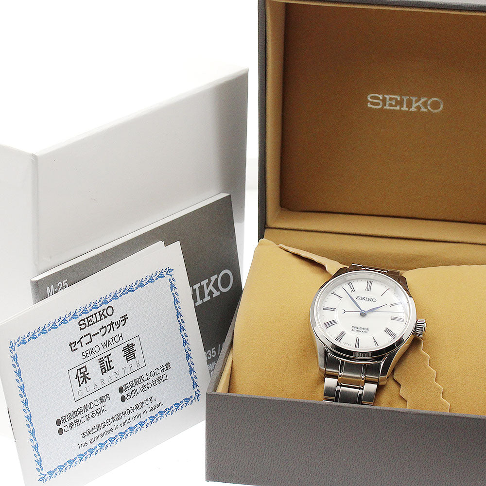 SEIKO Pureza 6R31-00F0/SARX095 white Dial Automatic Men's Watch_906645