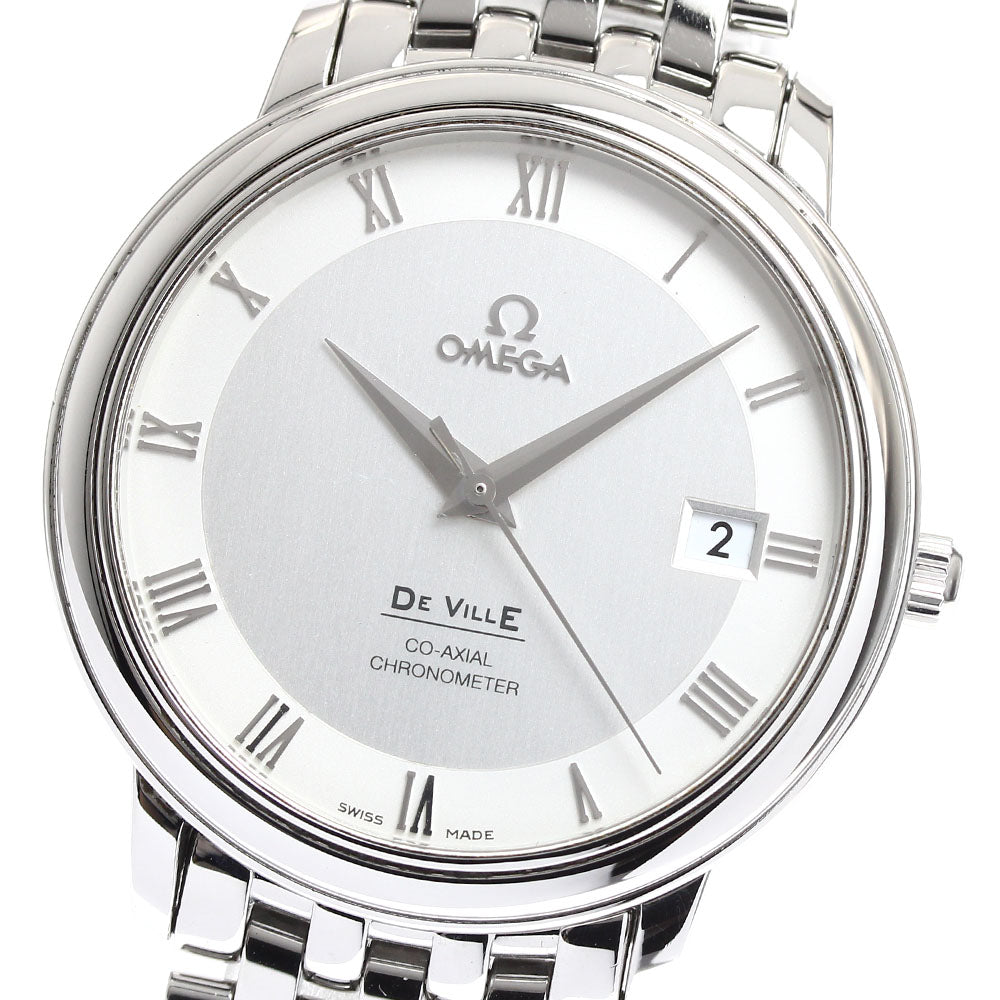 OMEGA De Ville Prestige Coaxial 4574.31 Silver Dial Automatic Men's Watch_906648