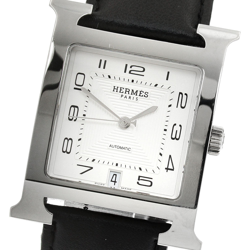 HERMES H watch HH2.810 Date Silver Dial Automatic Men's Watch_906651