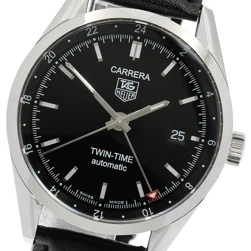 TAG HEUER Carrera twin time WV2115 Date GMT Automatic Men's Watch_906676