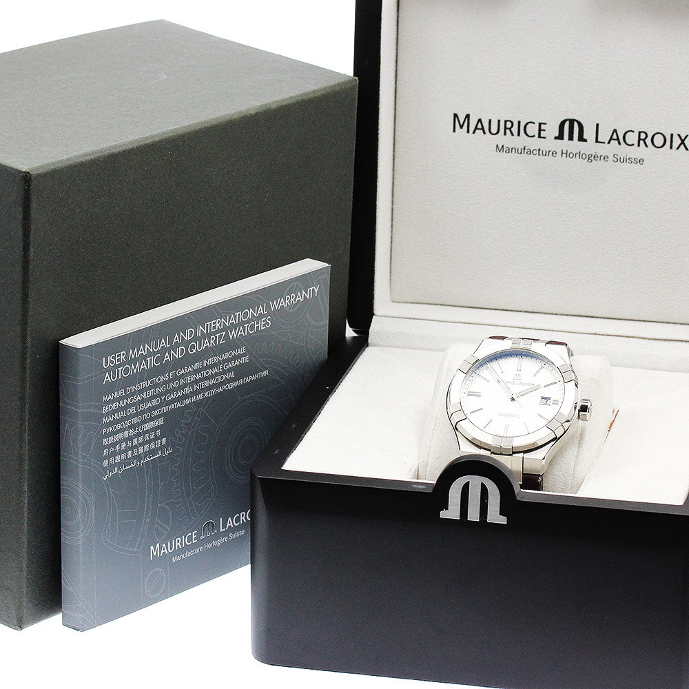 MAURICE LACROIX Icon automatic AI6008 Date Silver Dial Automatic Men's Watch_906686