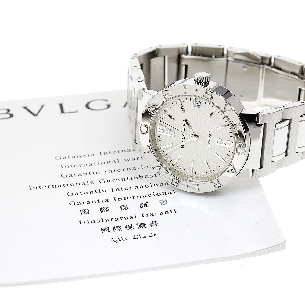 BVLGARI BVLGARIBVLGARI BB33SS Date Silver Dial Automatic Men's Watch_906688