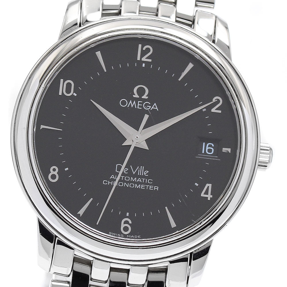 OMEGA De Ville Prestige 4500.50 Date Black Dial Automatic Men's Watch_906692