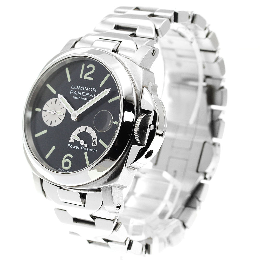 PANERAI Luminor PAM00126 Power reserve date black Dial Automatic Men's_906708