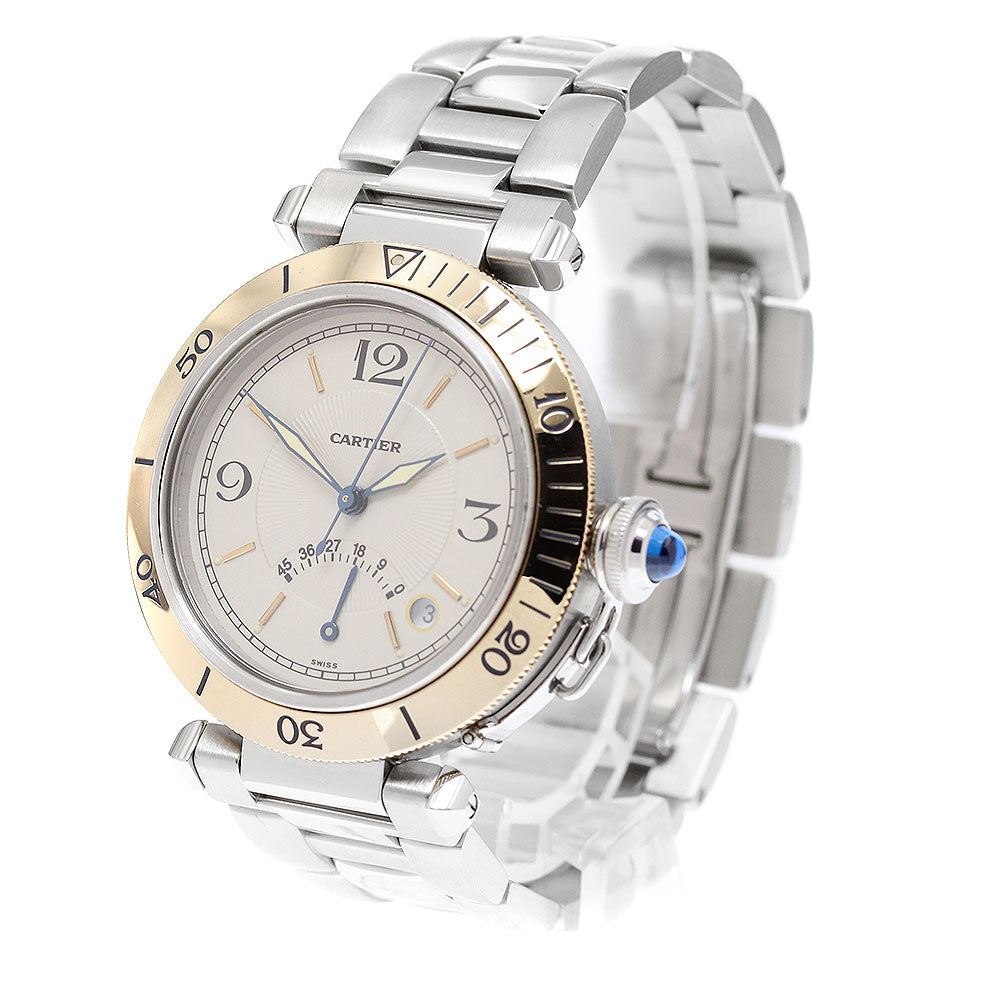 CARTIER Pasha 38mm W31012H3 K18YGBezel beige Dial Automatic Men's Watch_906715