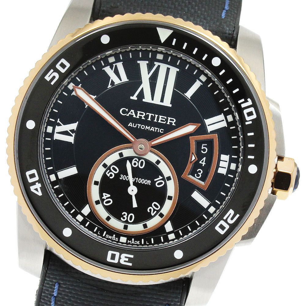 CARTIER Calibur-de-Cartier diver W7100055 Date Automatic Men's Watch_906718