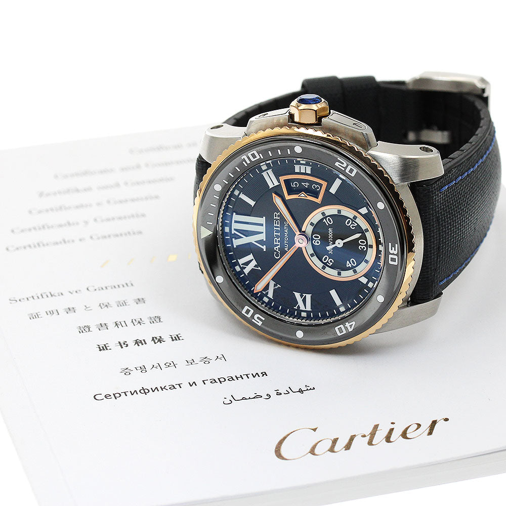 CARTIER Calibur-de-Cartier diver W7100055 Date Automatic Men's Watch_906718