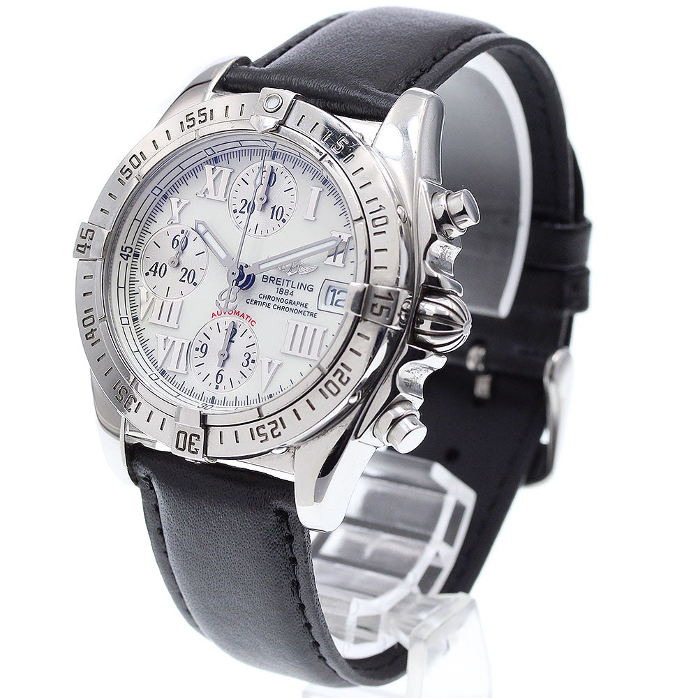 BREITLING Chrono cockpit A13358 Date White / Silver Dial Automatic Men's_906738