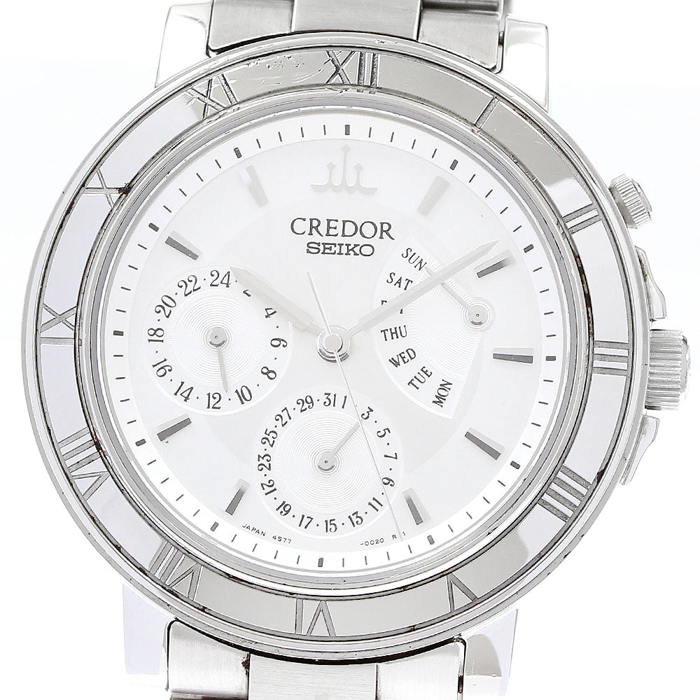 SEIKO CREDOR GCBG999/4S77-0020 Day-Date Retrograde Automatic Men's Watch_906759
