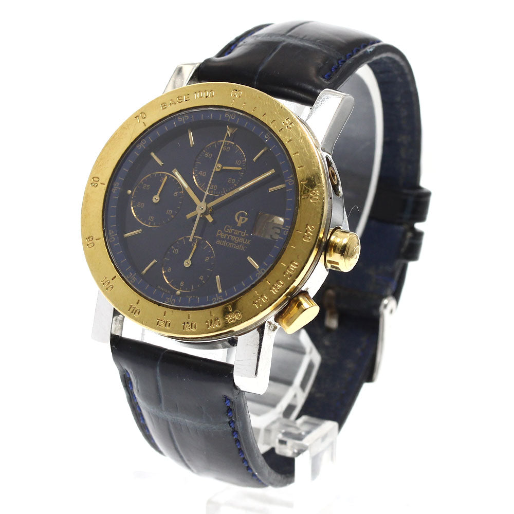 GIRARD PERREGAUX 7000 Chronograph Navy Dial Automatic Men's Watch_906760