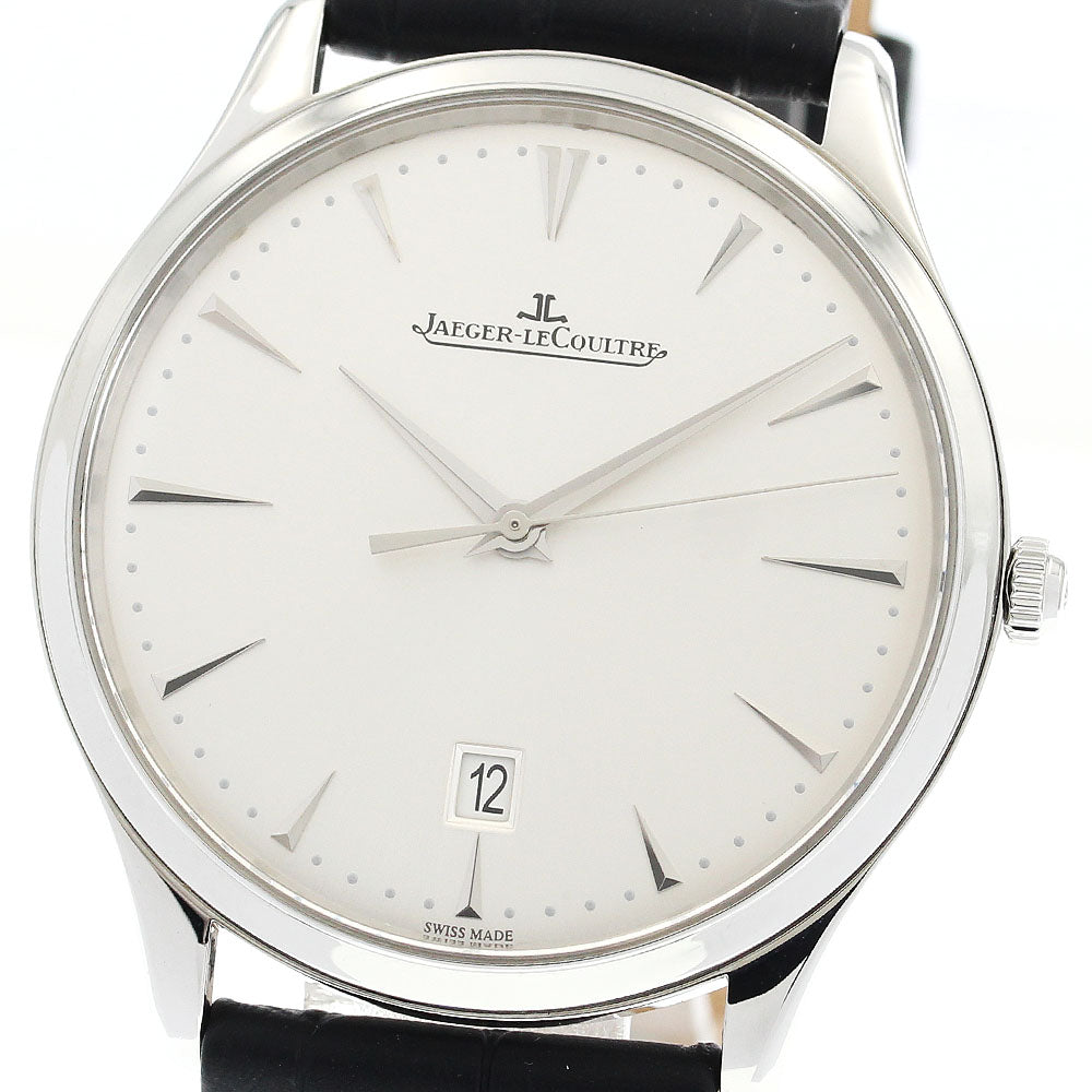 JAEGER-LECOULTRE Master Ultra Slim 174.8.37.S/Q1288420 Date Silver Dial Automatic Men's Watch_906779