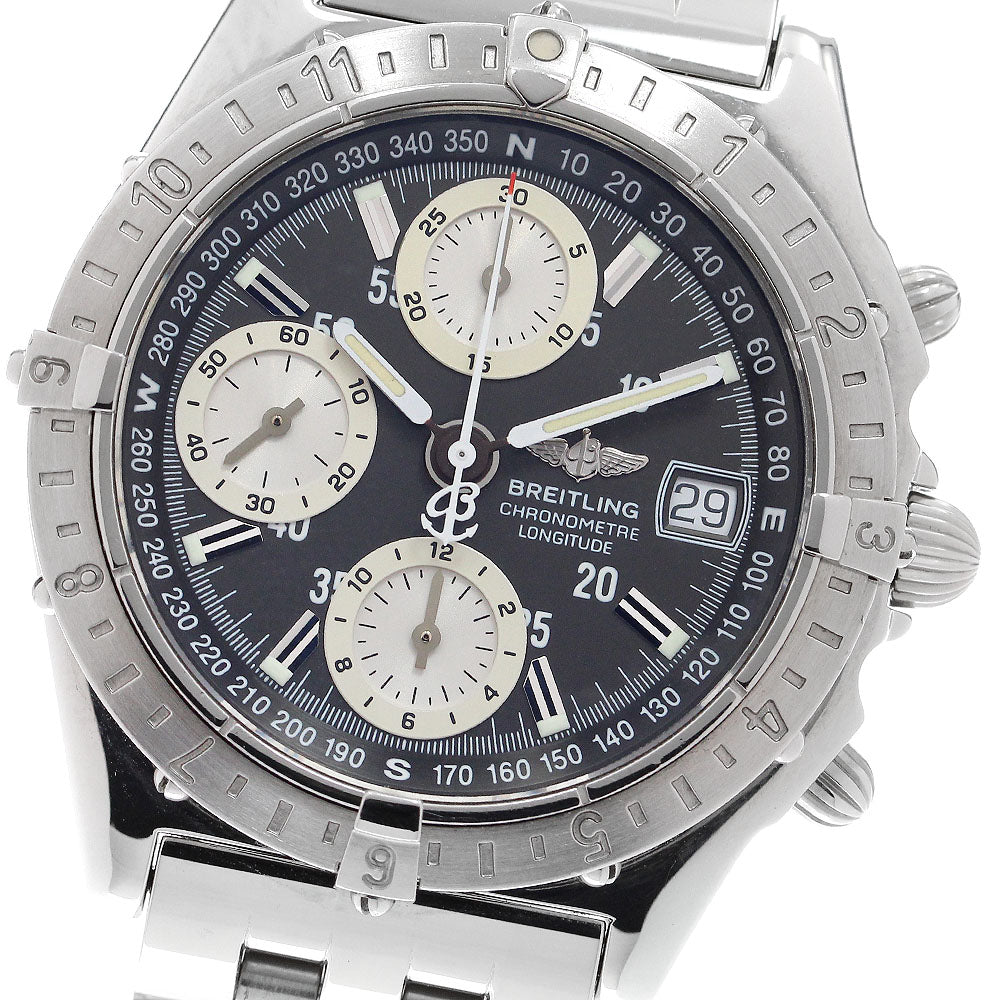 BREITLING Chronomat Longitude A20348 gray Dial Automatic Men's Watch_906801