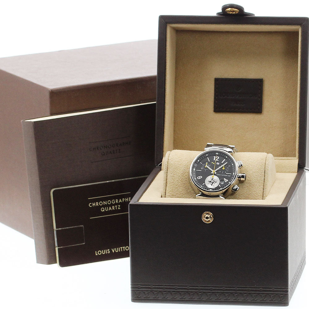 LOUIS VUITTON Tambour Lovely Cup MM Q132G Chronograph Quartz Boy's_906823