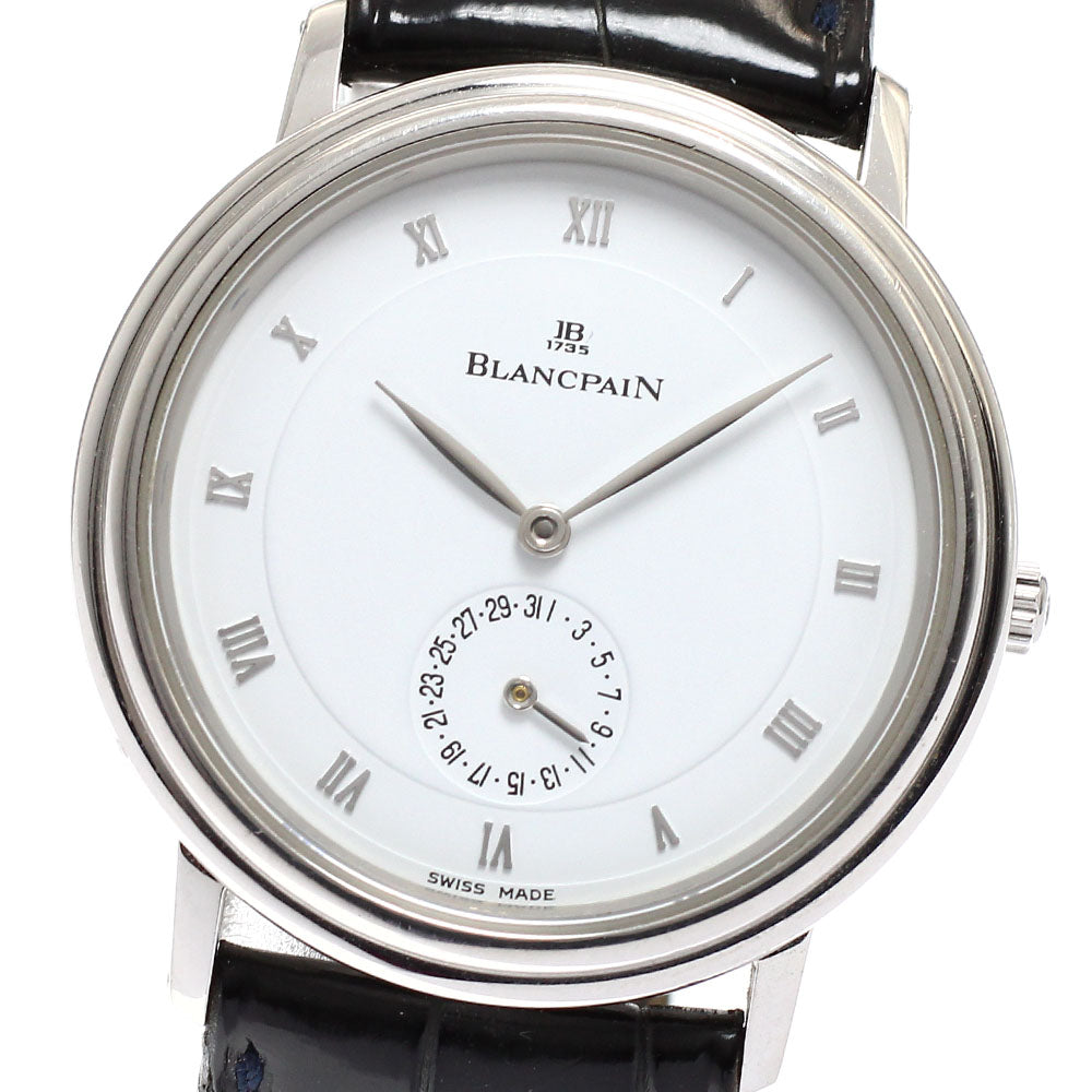 Blancpain Villeret 4795-3427-58 PT950 Date Cal.4795 white Dial Automatic Men's Watch_906824
