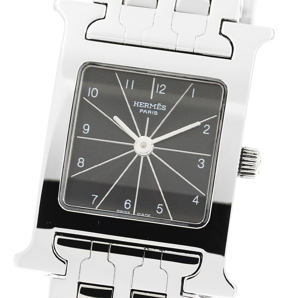 HERMES H watch HH1.210 black Dial Quartz Ladies Watch_906857