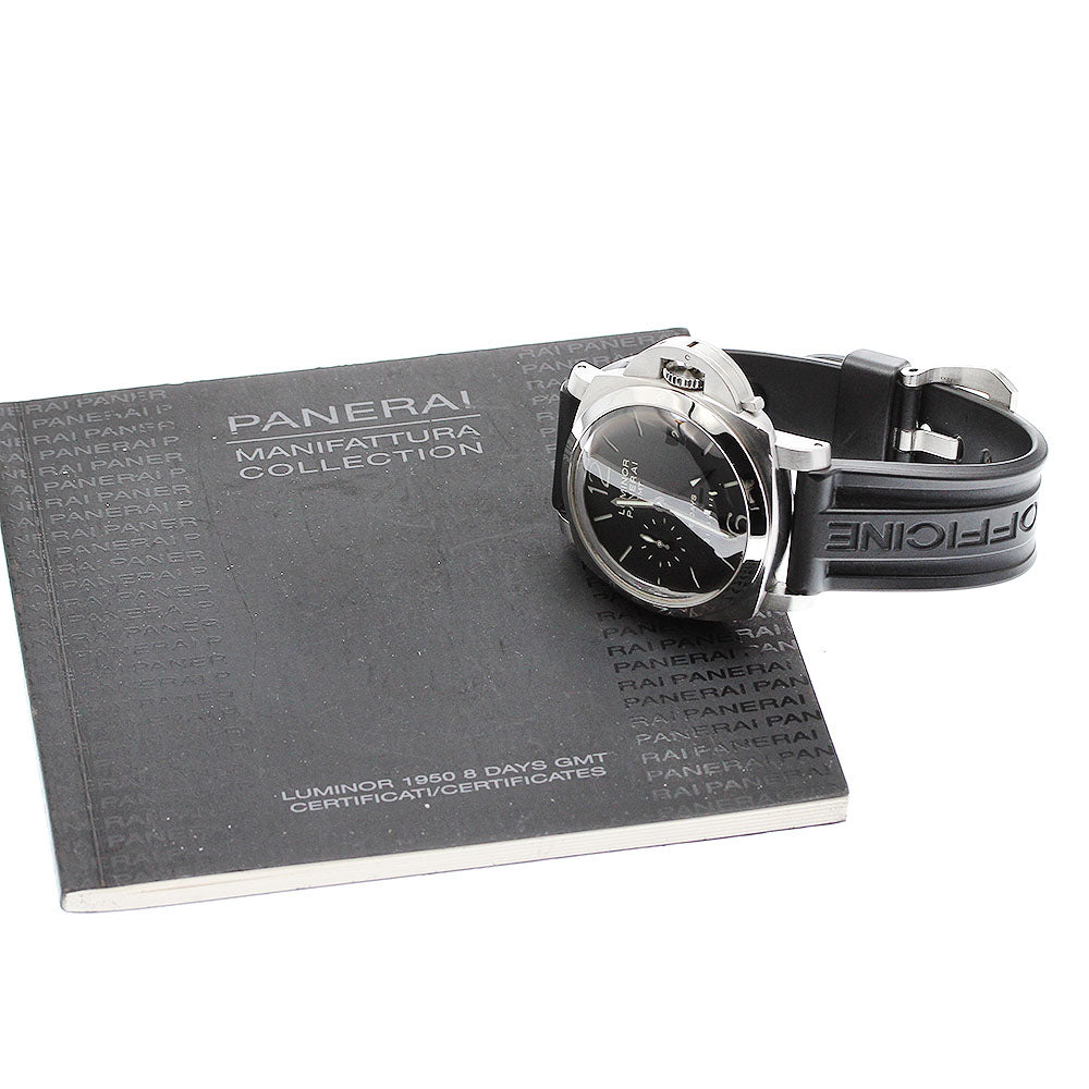 PANERAI Luminor 1950 8 Days PAM00233 GMT Hand Winding Men's Watch_906862