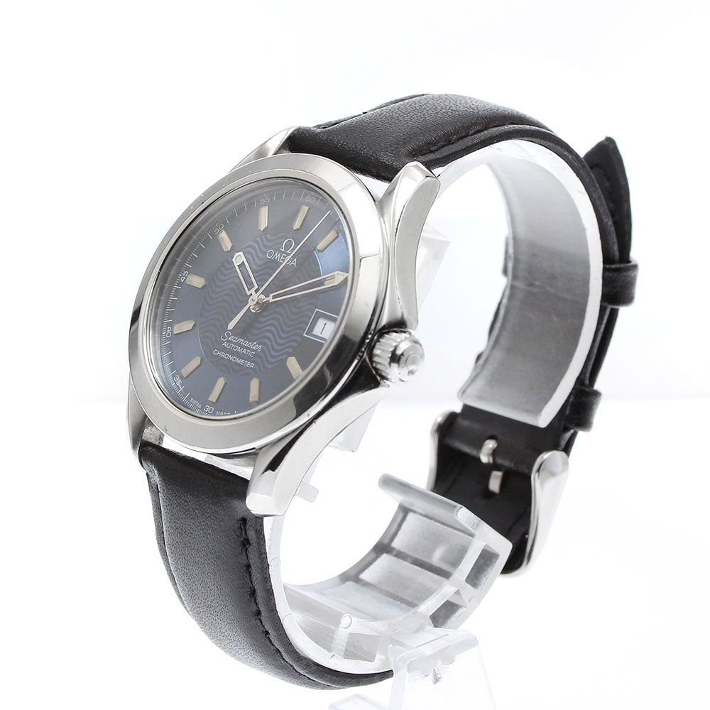 OMEGA Seamaster120 2501.81 Date Navy Dial Automatic Men's Watch_906873