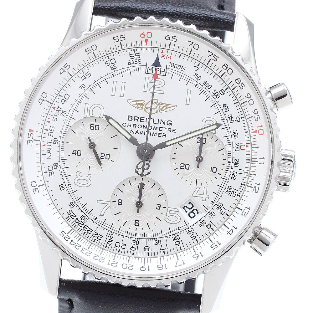 BREITLING Navitimer A23322 Chronograph Silver Dial Automatic Men's Watch_906888