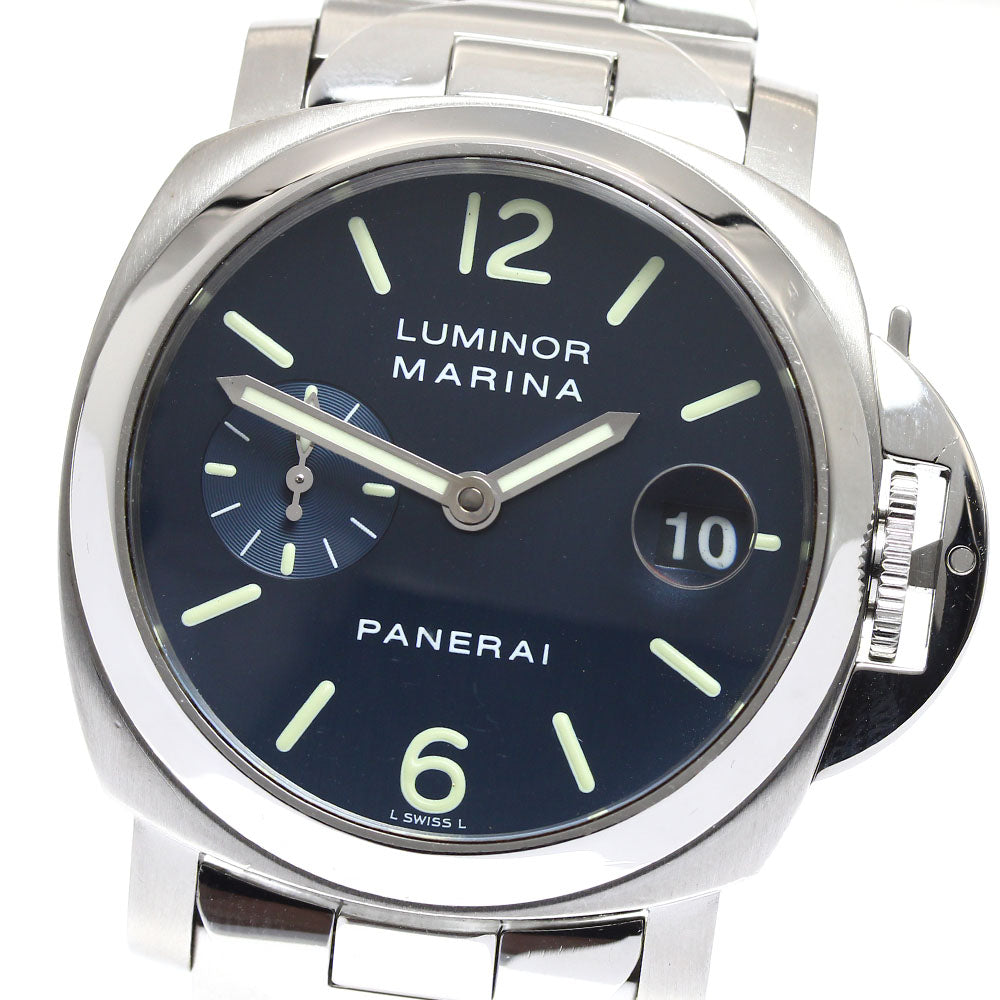 PANERAI Luminor Marina PAM00120 blue Dial Automatic Men's Watch_906892