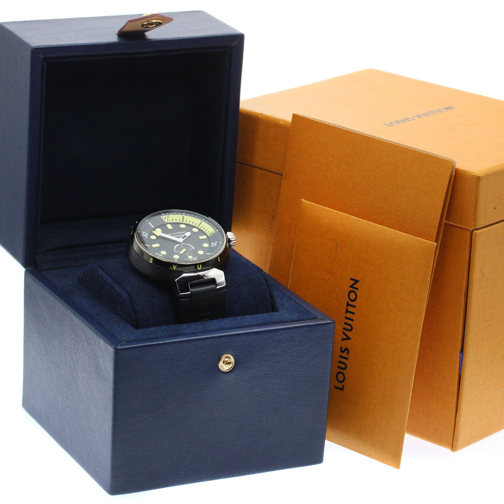 LOUIS VUITTON Tambour Street Diver QA122 black Dial Automatic Men's Watch_906899